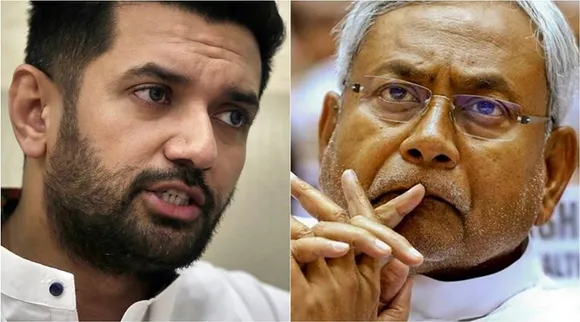 Chirag Paswan, চিরাগ পাসোয়ান, নীতীশ কুমার