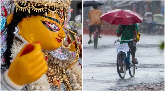 pujo rain, পুজোয় বৃষ্টি