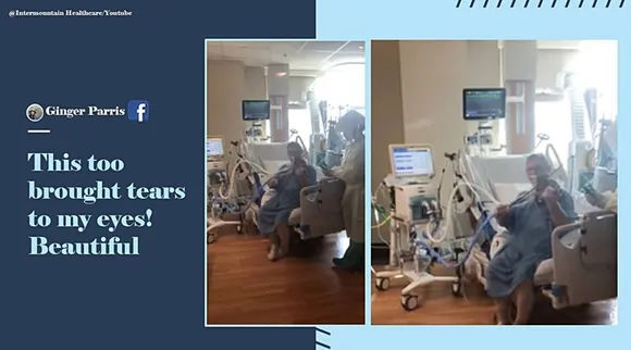 covid patient on ventilator plays violin, ভায়োলিন বাজাচ্ছেন করোনা রোগী