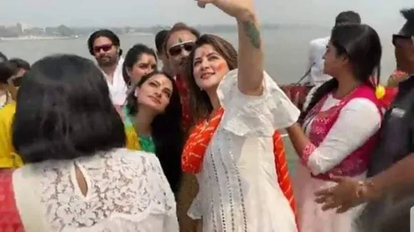 Dol Utsav 2021, Madan Mitra, Payel Sarkar, Tanushree Chakraborty, Srabanti Chatterjee