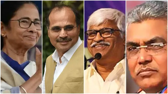 west bengal 4th phase election 2021 mamata adhir sujan dilip