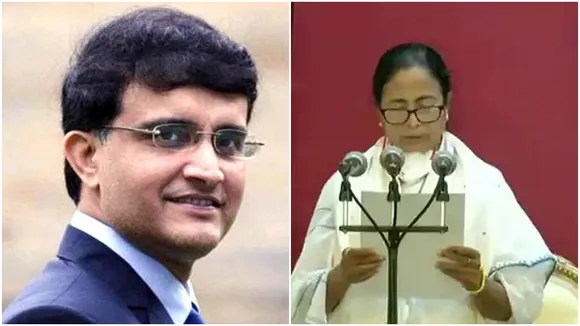 Sourav gangully avoided Mamata's swearing-in ceremony