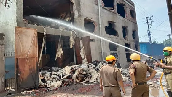new barrackpore factory fire 4 workers deadbody recovered