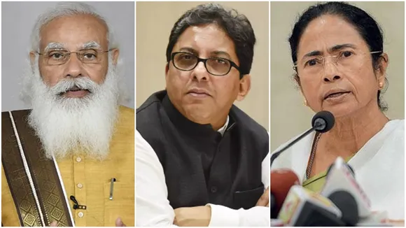 tmc sougata roy sukhendu sekhar roy slams modi govt on alapan banerjee row