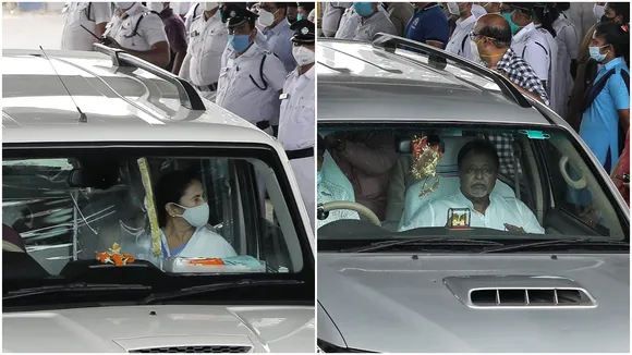 mamata mukul at tmc bhavan