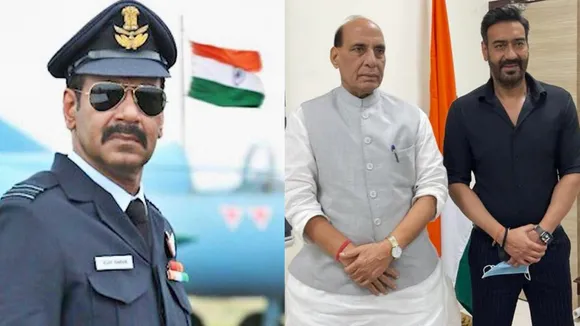 Bhuj: The Pride of India, Ajay Devgn, Rajnath Singh, Ajay Devgn met Rajnath Singh, অজয় দেবগন, রাজনাথ সিং, bengali news today