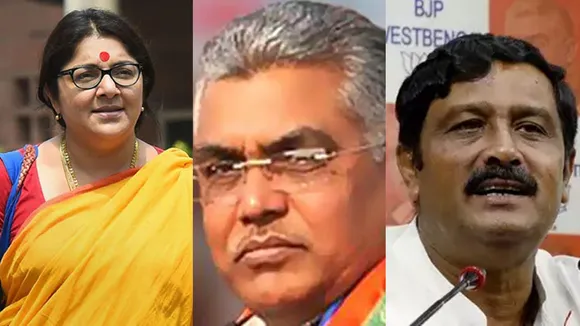 locket chatterjee rahul singha oppose dilip ghoshs separate north-bengal state demand