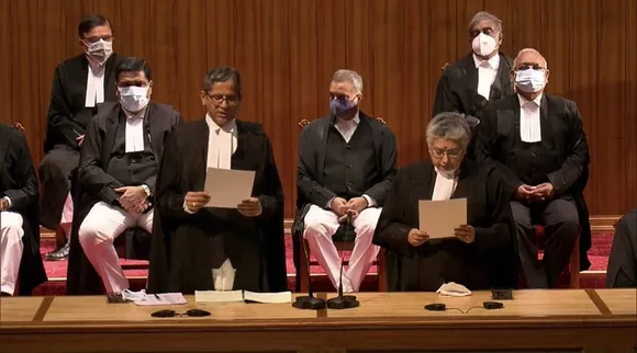 In a first nine new Supreme Court judges take oath today