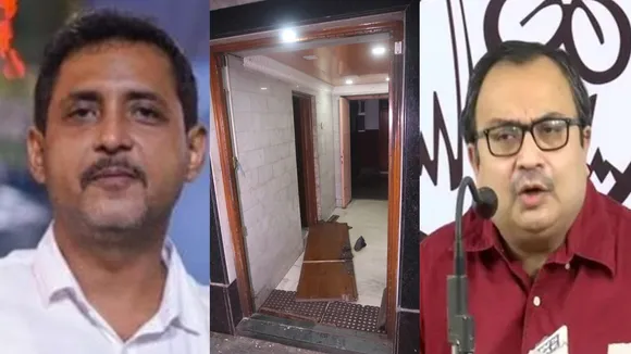 Kunal Ghosh raised big question over police kick at Sajal Ghoshs house main door