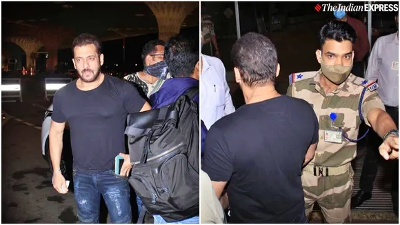 Salman Khan, Salman Khan in airport, Salman Khan viral video, Tiger 3, CISF, সলমন খান, বিমানবন্দরে সলমন, benglai news today