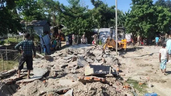 Assam Police eviction