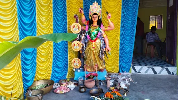 Biswakarma pujo celebration at durgapur