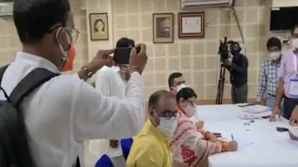 Bjp Candidate Priyanka Tibreawal file nomination in Bhawanipur ByElection