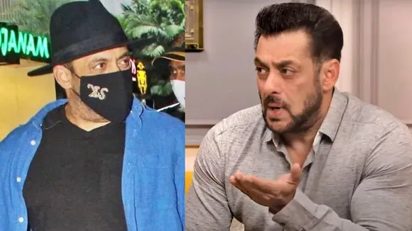Salman Khan, Salman Khan returns to Mumbai, Salman Khan at airport, সলমন খান, উল্টো মাস্ক পরেছেন সলমন, বিমানবন্দরে সলমন খান, bengali news today