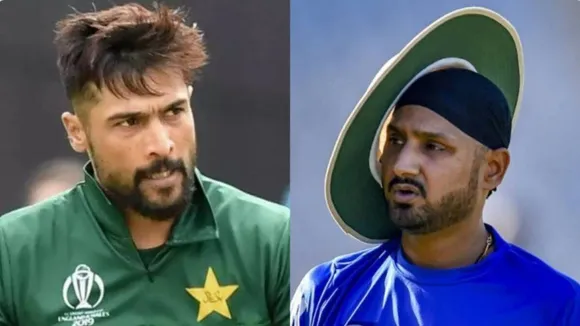 Harbhajan Singh and Mohammad Amir engage in a war of words on Twitter