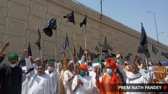 Farmers Protest at UP