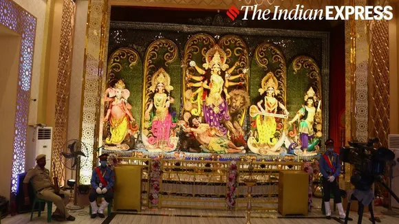 In Kolkatas Alimuddin Street area residents bring back Durga Puja after 15 years