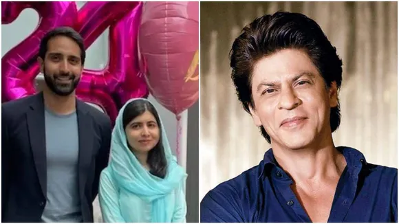 Shah Rukh Khan makes a cameo in Malala Yousafzai, husband Asser Malik’s photo
