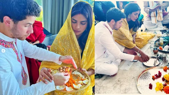 Priyanka Chopra, Nick Jonas, Nick-Priyanka, Nick-Priyanka's Diwali celebration, Diwali 2021, নিক-প্রিয়াঙ্কা, নিক জোনাস, প্রিয়াঙ্কা চোপড়া, নিক-প্রিয়াঙ্কার দীপাবলি উদযাপন, bengali news today, Bollywood