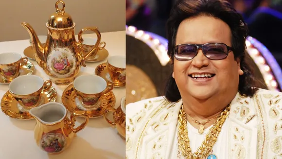 Bappi Lahiri, Dhanteras 2021, Bappi Lahiri Gold Love, Bappi Lahiri buys Gold tea pot set, বাপ্পি লাহিড়ী, ধনতেরাস ২০২১, ধনতেরাসে সোনার কাপ-প্লেট সেট কিনলেন বাপ্পিদা, bollywood, bengali news today