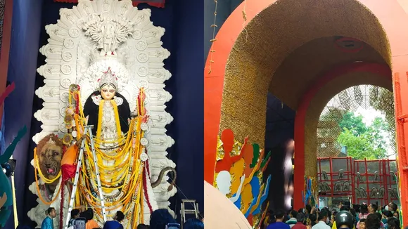 antivirus jagadhatri puja pandal in chandannagar