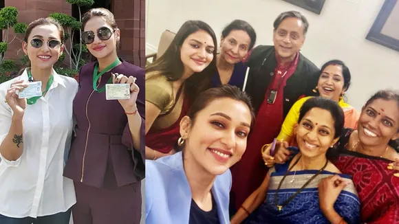Sashi Tharoor, Sashi Tharoor tweet, Sashi Tharoor tweet controversy, Mimi Chakraborty, Nusrat Jahan, Women MP, শশী থারুর, বিতর্কে থারুর, শীতকালীন অধিবেশন, মিমি, নুসরত, মহিলা সাংসদরা, bengali news today