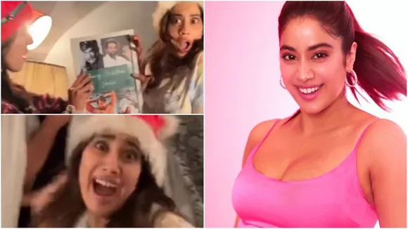 Janhvi Kapoor, Janhvi Kapoor's Christmas video, জাহ্নবী কাপুর, ক্রিসমাস উদযাপন জাহ্নবী কাপুরের, bengali news today