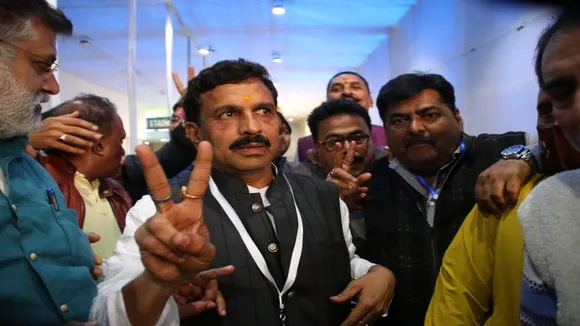 Congress Leader Santosh Pathak win from 45 No ward KMC Election 2021