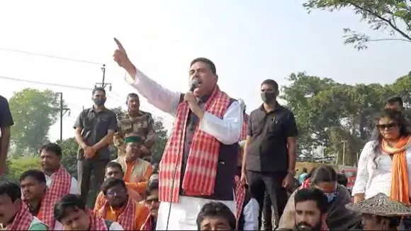 Nabanna Avijan should start from Singur, says Suvendu Adhikari