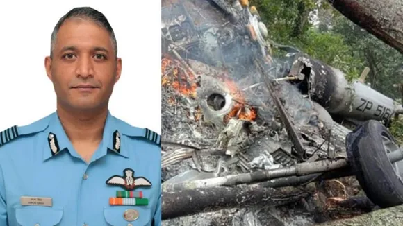 iaf helicopter crash lone survivor group captain varun sing
