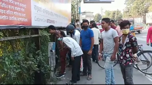 panic over footprints in jalpaiguri tista udyan