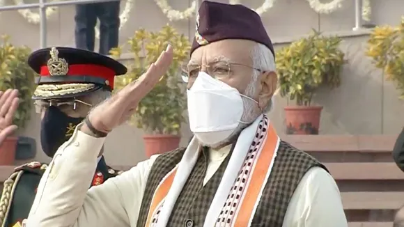 PM Narendra Modi pays homage at National War Memorial