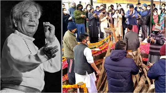 Pandit Birju Mahara, Birju Mahara death, Birju Maharaj's funeral video, বিরজু মহারাজ, বিরজু মহারাজের শেষকৃত্য, bengali news today