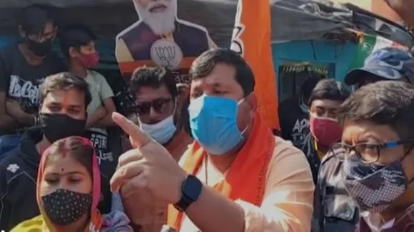 BJP MLA biman ghosh arrested in Chandannagar for violating covid rules during campaign
