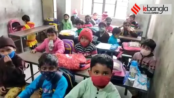 ignoring corona restrictions school opened in Howrah