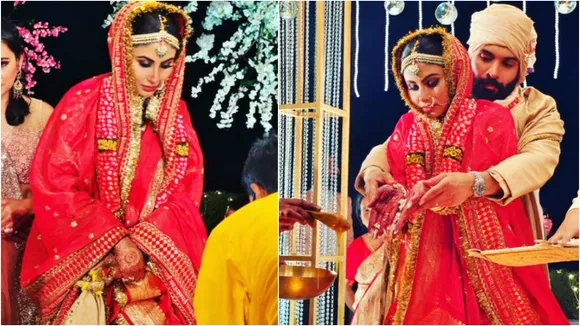 Mouni Roy-Suraj Nambiar, Mouni Roy-Suraj Nambiar, Mouni Roy-Suraj Nambiar Marriage, বাঙালি মতে বিয়ে করলেন মৌনী রায়, মৌনী রায়, সূর্য নাম্বিয়ার, মৌনীর বিয়ে, bengali news today