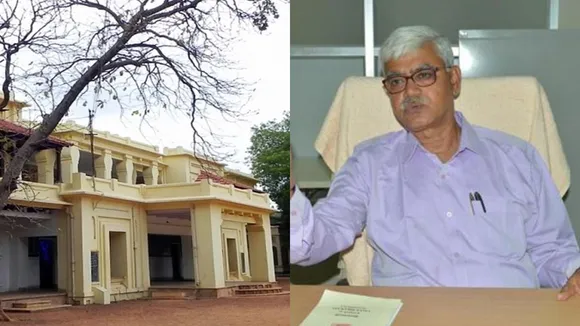 visva bharati bidyut chakrabarty foul language online meeting