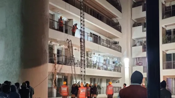 One killed as sixth floor apartment collapses in Gurgaon, two feared trapped