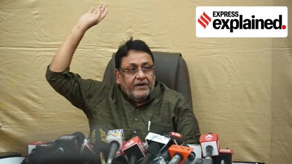 Nawab Malik, NCP, Congress, BJP, Shiv Sena, NCB, Sameer Wankhede, ED, Money Laundering, Dawood Ibrahim, Indian Express Explained, bangla news, bengali news