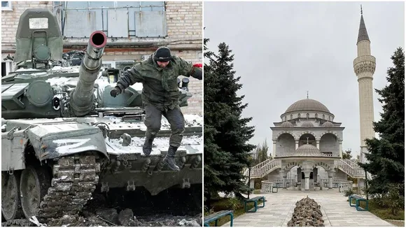 Mariupol Mosque shelled by Russian Forces