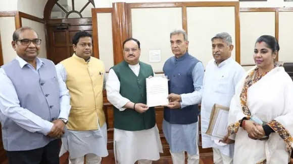 bjp central team submitted bogtui violence report to nadda