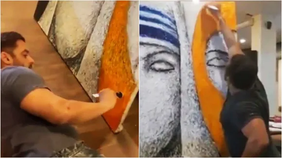 Salman Khan Painting, সলমনের আঁকা ছবি, সলমন খানের চিত্র প্রদর্শনী