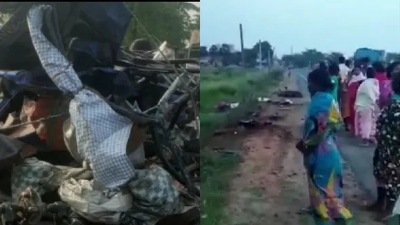 Dumper-Toto collides head-on on Burdwan-Bolpur national highway, five died