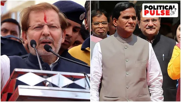 BJP leader Arvind Sharma and former Maharashtra BJP president Raosaheb Danve