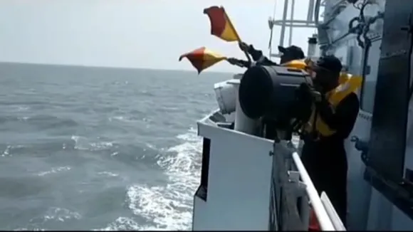 Cyclone Asahani became more powerful now, awaness campaign is going on by cost guards in haldia