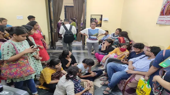 Agitation at Rabindrabharati University, students demands online examination