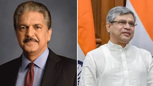 Anand Mahindra gives a shoutout to Rail Minister Ashwini Vaishnaw