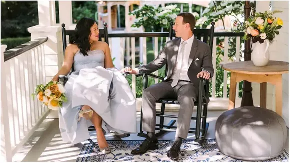 Mark Zuckerberg recreates wedding pic