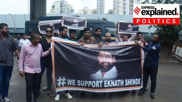 maharashtra shiv sena crisis, MVA crisis, Uddhav Thackeray, Maharahstra governor powers, Article 174(2)(b), What is Article 174(2)(b), Maharashtra Article 174(2)(b), maharashtra crisis, shiv sena, eknath shinde, anti defection law explained, indian express