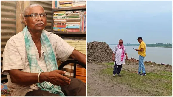 TMC MLA Manoranjan Bapari apprehended illegal sand smuggling